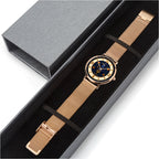 Lord Shiva (Mahadev) Divine Geometry Watch - additional product photo, dial macro shot of the Mahadev motif