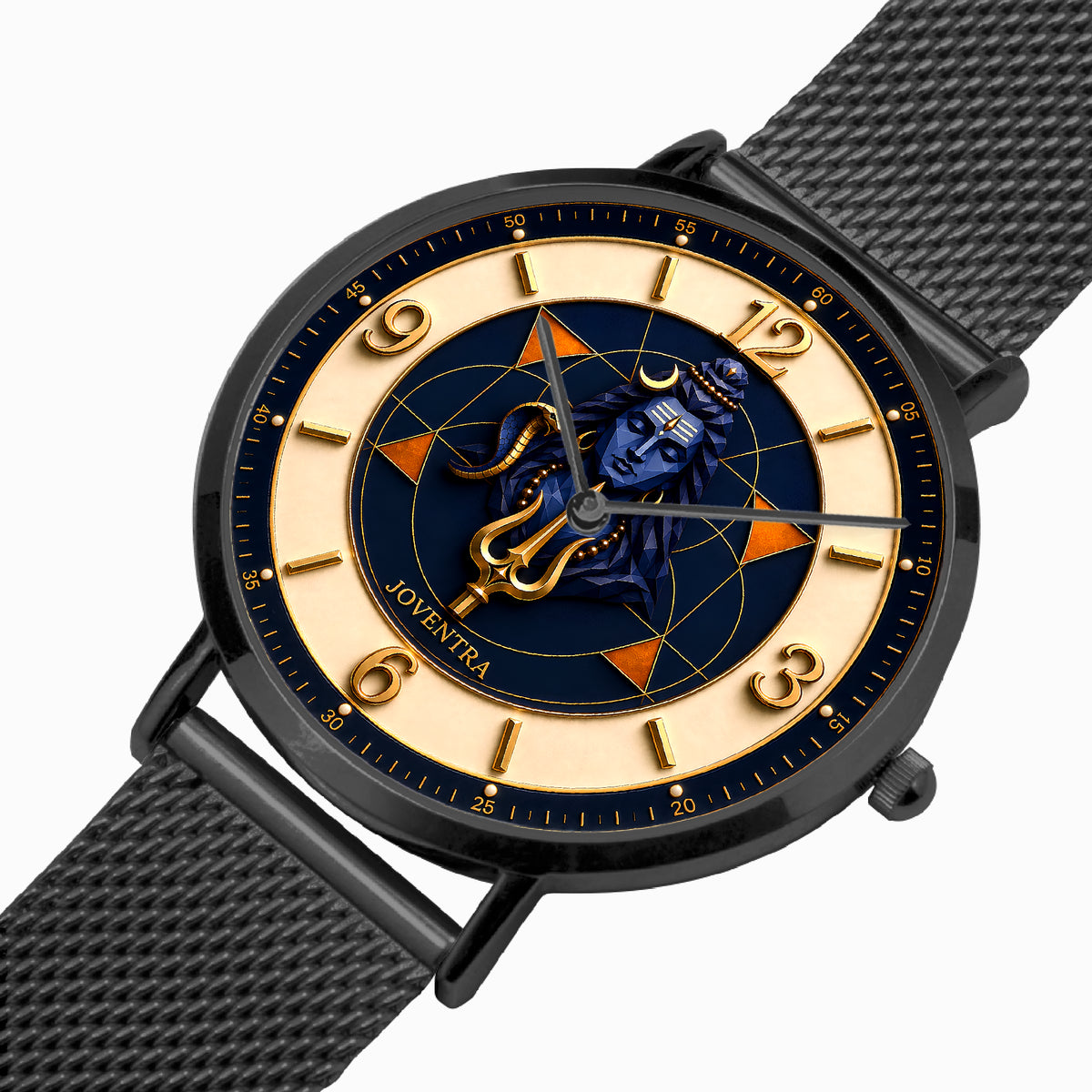 Lord Shiva (Mahadev) Divine Geometry Watch - additional product photo, packaging and gift box