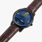 Joventra Grand Prix Superleggera leather watch — strap detail