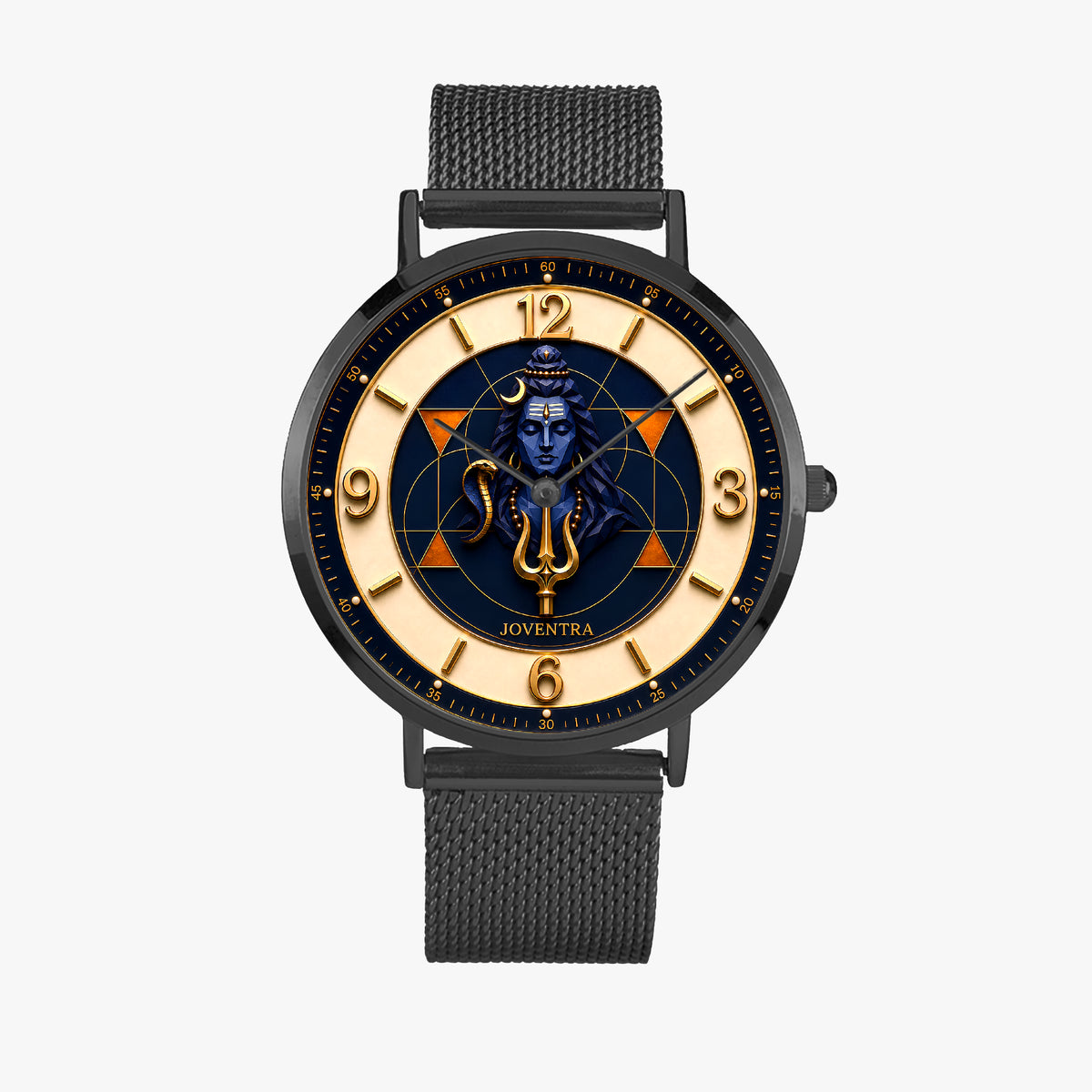 Lord Shiva (Mahadev) Divine Geometry Watch - additional product photo, gift box unboxing