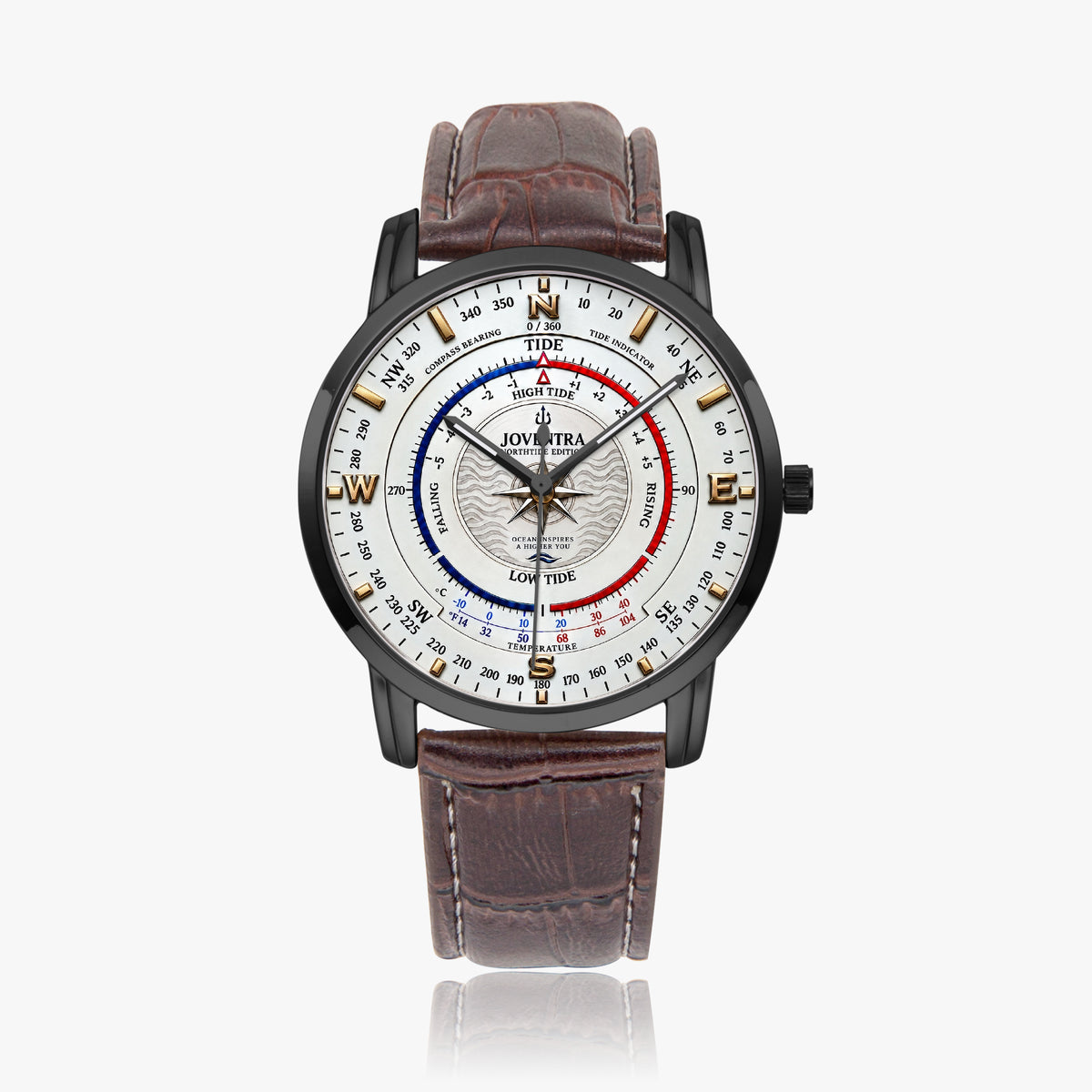 Mariner Northtide Navigator Compass & Tide Indicator Watch by Joventra - tide indicator dial close-up (2)
