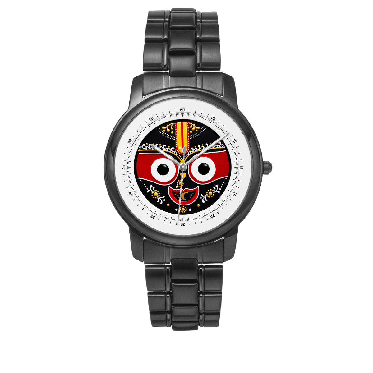 Lord Jagannath ultra-thin watch in Black, Rose Gold and Silver finishes