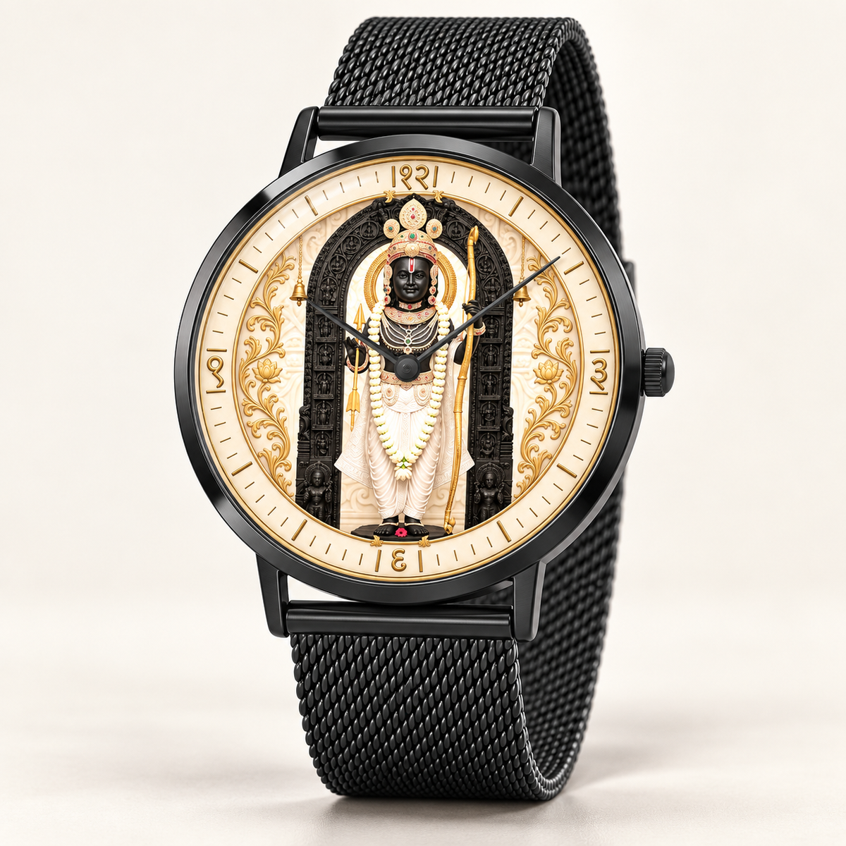 Shri Ram Lalla Ayodhya Edition Ultra-Thin Mesh Watch - CITIZEN Quartz Movement