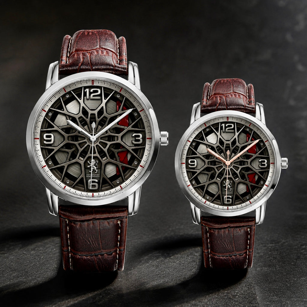 Joventra Monaco Apex F1 Racing Watch dial close-up with silver indices