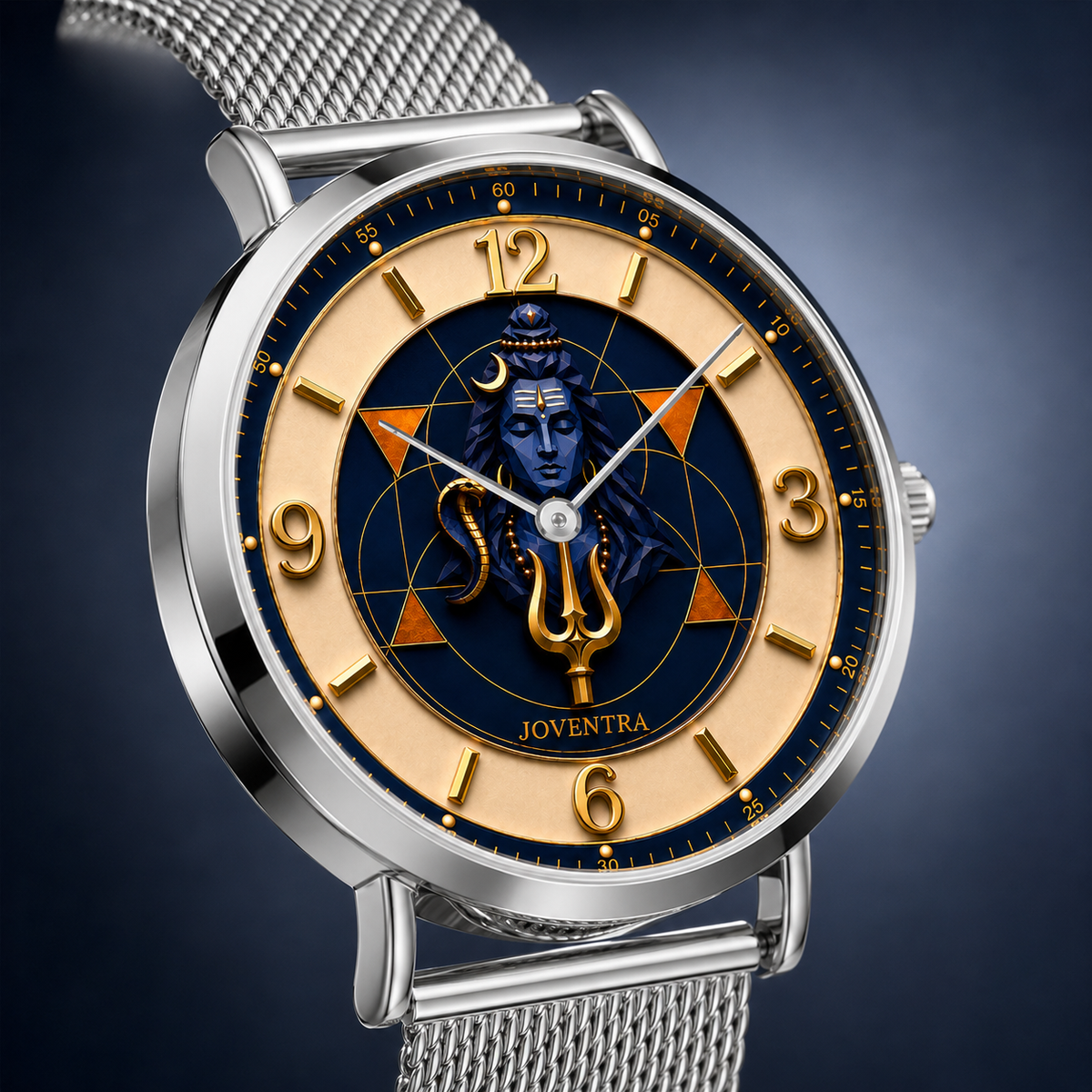 Lord Shiva (Mahadev) Divine Geometry Watch - full color and size option lineup