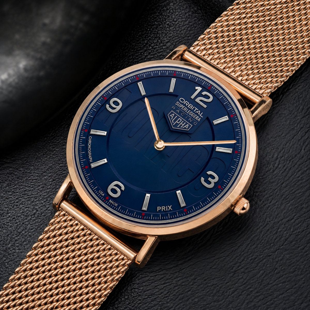 Monaco Orbital Superleggera Motorsport Racing Watch - Ultra-Thin Edition