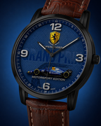 Joventra Grand Prix Superleggera leather watch — product photo, alternate view