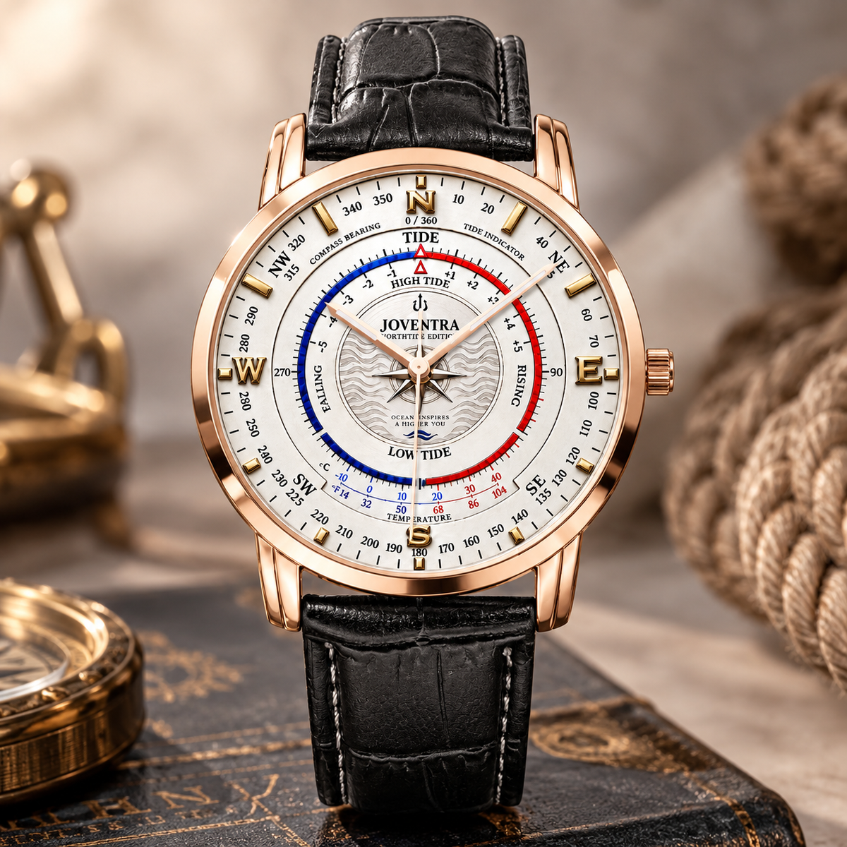 Mariner Northtide Navigator Compass & Tide Indicator Watch by Joventra - with retail packaging