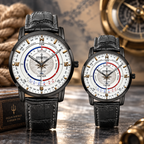 Mariner Northtide Navigator Compass & Tide Indicator Watch by Joventra - Black case finish