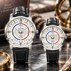 Mariner Northtide Navigator Compass & Tide Indicator Watch by Joventra - angled view