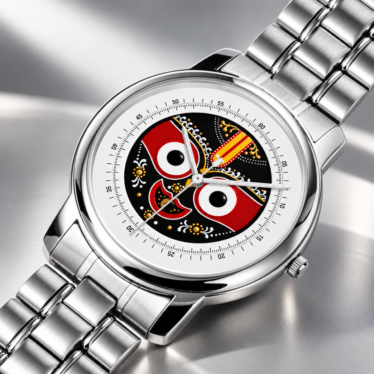 Lord Jagannath ultra-thin watch back case and battery compartment