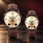 Goddess Durga Maa Navratri Special Watch by Joventra — SEIKO quartz wristwatch with Durga face-art dial and leather strap — photo 13