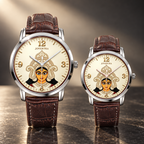 Goddess Durga Maa Navratri Special Watch by Joventra — SEIKO quartz wristwatch with Durga face-art dial and leather strap — photo 14