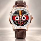Lord Jagannath Purushottam Divine Heritage Watch by Joventra - SEIKO quartz watch with sacred Pattachitra dial art, studio photo 1 of 12