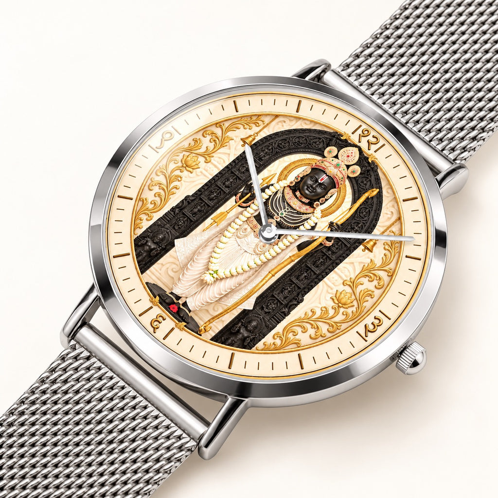 Shri Ram Lalla Ayodhya Edition Ultra-Thin Mesh Watch - CITIZEN Quartz Movement