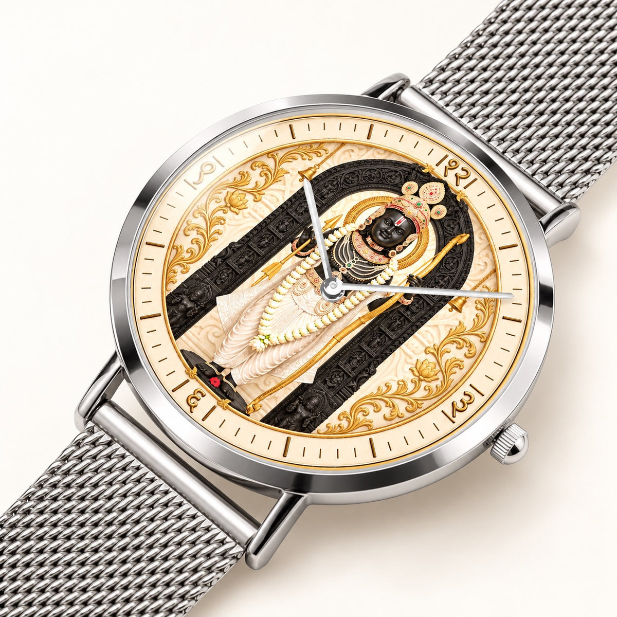 Shri Ram Lalla Ayodhya Edition Ultra-Thin Mesh Watch - CITIZEN Quartz Movement