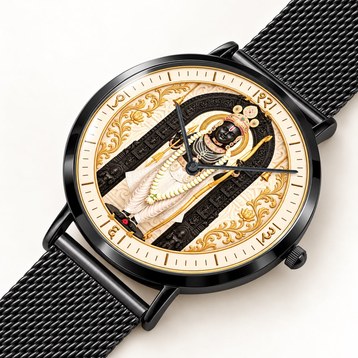 Shri Ram Lalla Ayodhya Edition Ultra-Thin Mesh Watch - CITIZEN Quartz Movement