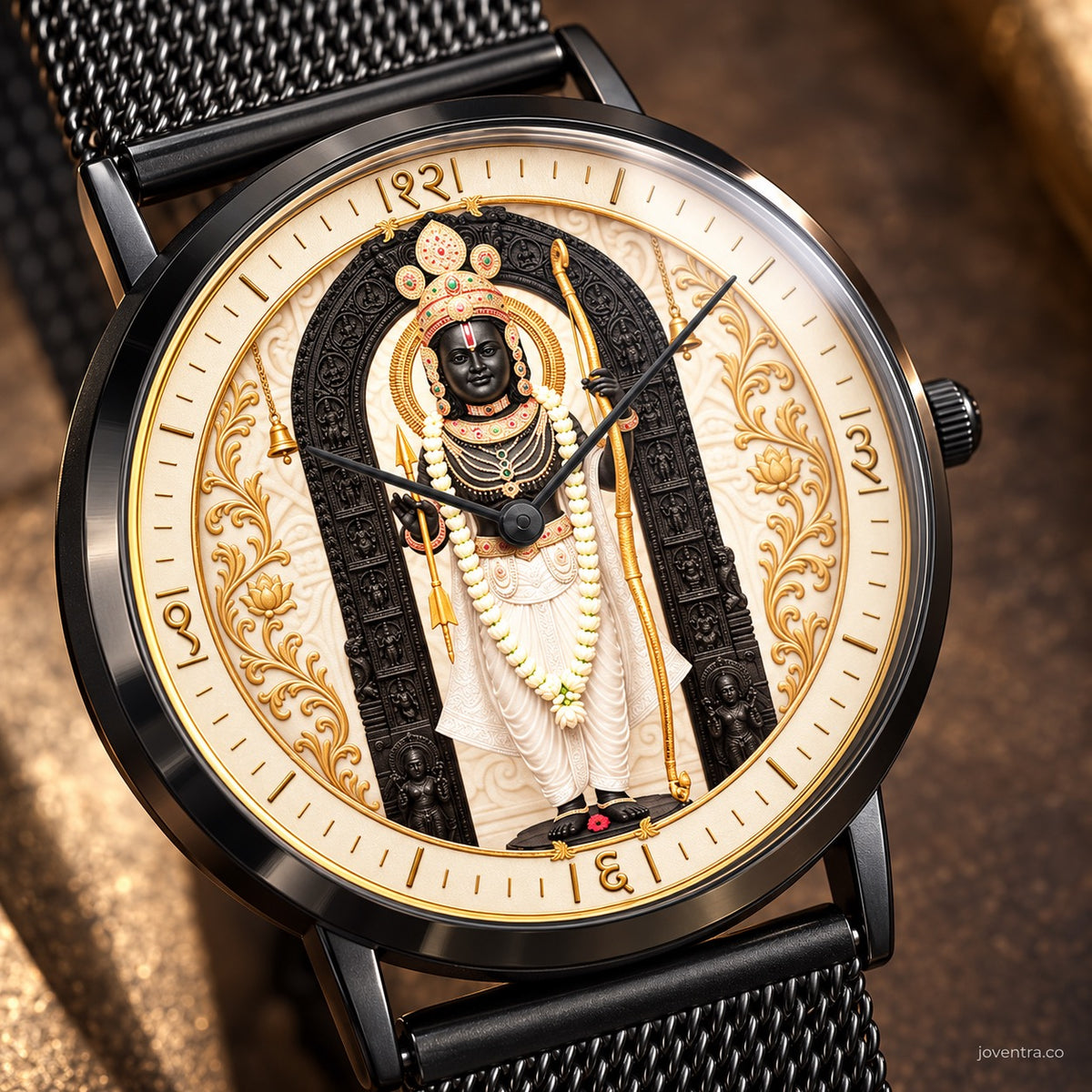 Shri Ram Lalla Ayodhya Edition Ultra-Thin Mesh Watch - CITIZEN Quartz Movement