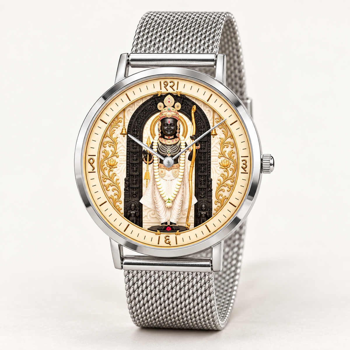 Shri Ram Lalla Ayodhya Edition Ultra-Thin Mesh Watch - CITIZEN Quartz Movement
