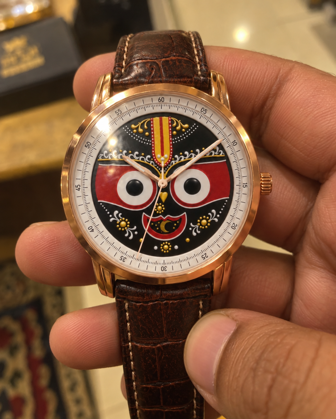 Lord Jagannath Purushottam Divine Heritage Watch - SEIKO Quartz Edition